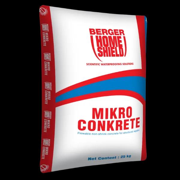 Berger HomeShield Mikro Conkrete non-shrink repair concrete bag