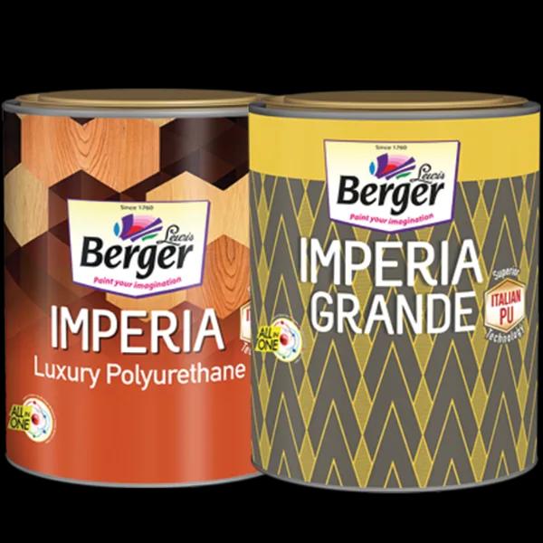Berger Imperia Grande Whites PU coating for MDF furniture