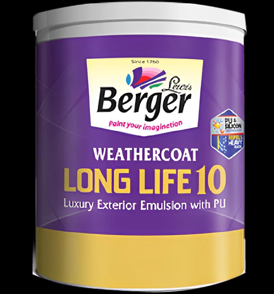 Berger Weathercoat Long Life 10 premium exterior emulsion