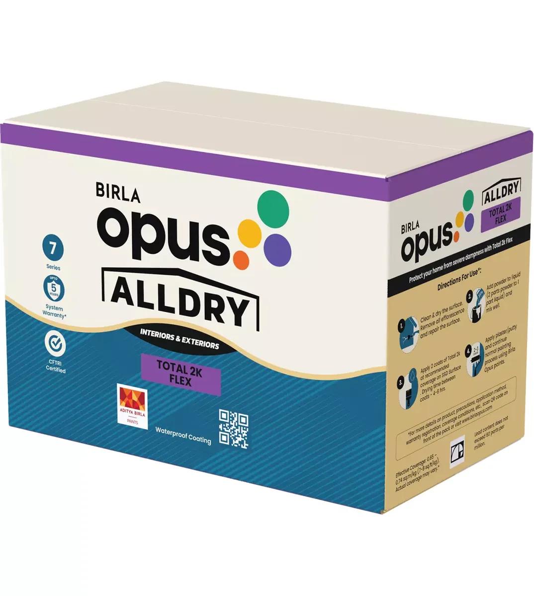 Birla Opus Alldry Total 2K Flex waterproof coating pack
