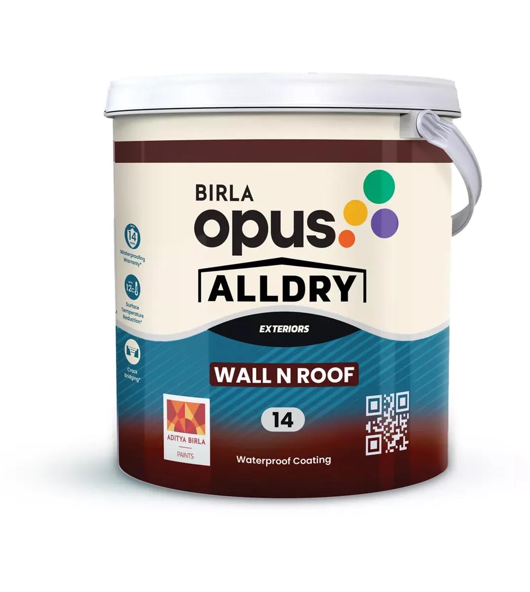 Birla Opus Alldry Wall n Roof 14 waterproof coating