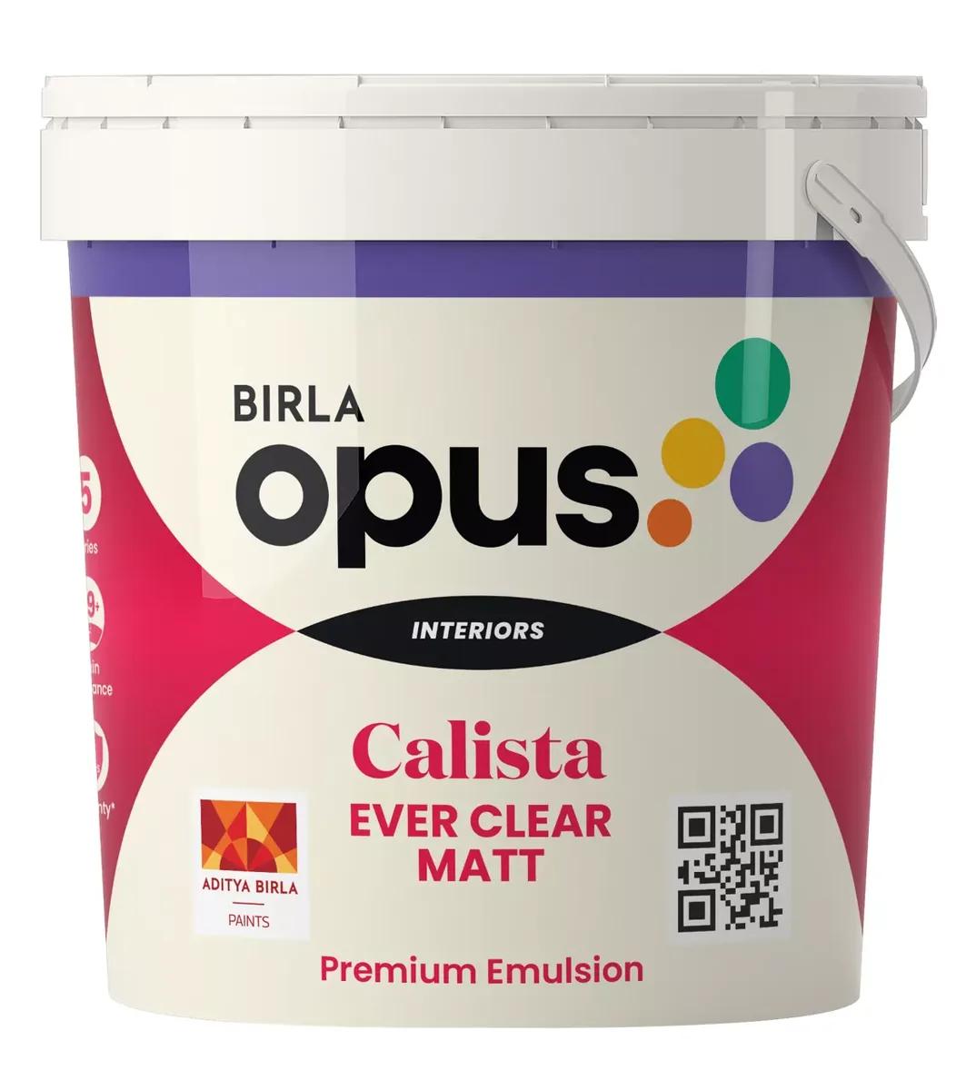 Birla Opus Calista Ever Clear Matt interior emulsion pack