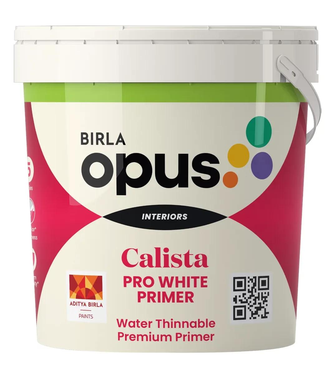 Birla Opus Calista Pro White interior primer pack