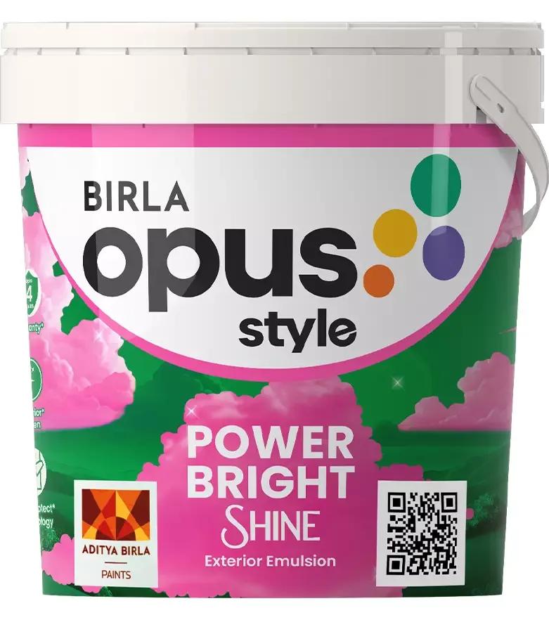 Birla Opus Style Power Bright Shine exterior emulsion pack