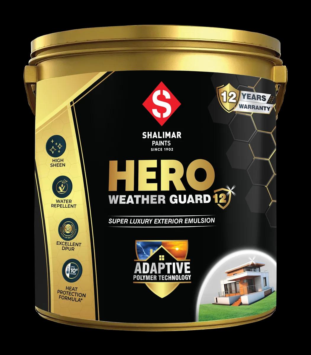 Shalimar Hero Weather Guard 12 exterior emulsion pack