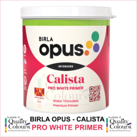 BIRLA OPUS - CALISTA PRO WHITE PRIMER IN Ramanathapuram, Paramakudi, Rameswaram, Tiruvadanai, Keelakarai, Kadaladi, Kamuthi, Mudukulathur, Rajasingamangalam, Thangachimadam, Paint Birla paint Birla opus paint Birla opus primer Exterior primer Economy exterior primer Perfect start primer Durable finish Weather resistance Fading resistance Chalking resistance Cracking resistance Quick-drying Easy to apply Eco-friendly High-quality Long-lasting finish Reliable Affordable Exterior painting project Home Business Fresh look Competitive pricing Excellent customer service