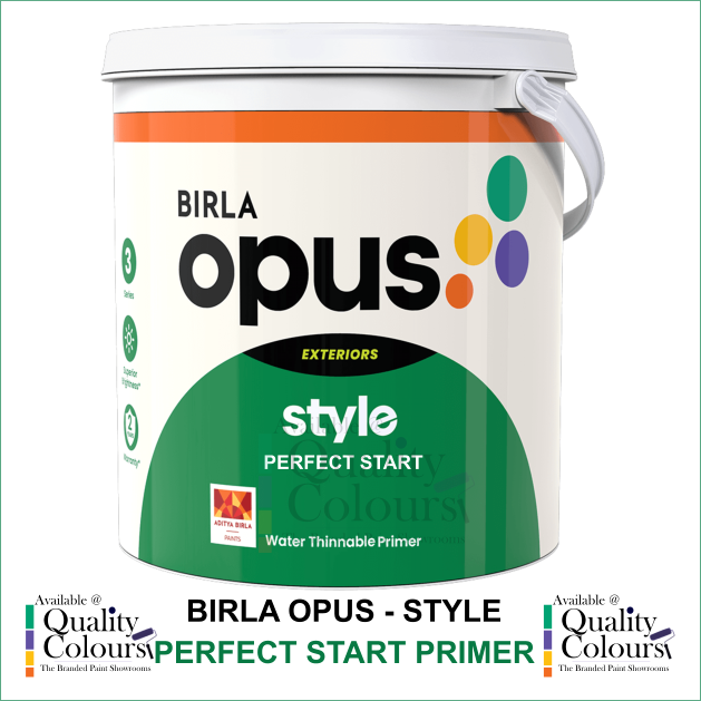 BIRLA OPUS - STYLE - PERFECT START EXTERIOR PRIMER IN Ramanathapuram, Paramakudi, Rameswaram, Tiruvadanai, Keelakarai, Kadaladi, Kamuthi, Mudukulathur, Rajasingamangalam, Thangachimadam, Paint Birla paint Birla opus paint Birla opus primer Exterior primer Economy exterior primer Perfect start primer Durable finish Weather resistance Fading resistance Chalking resistance Cracking resistance Quick-drying Easy to apply Eco-friendly High-quality Long-lasting finish Reliable Affordable Exterior painting project Home Business Fresh look Competitive pricing Excellent customer service